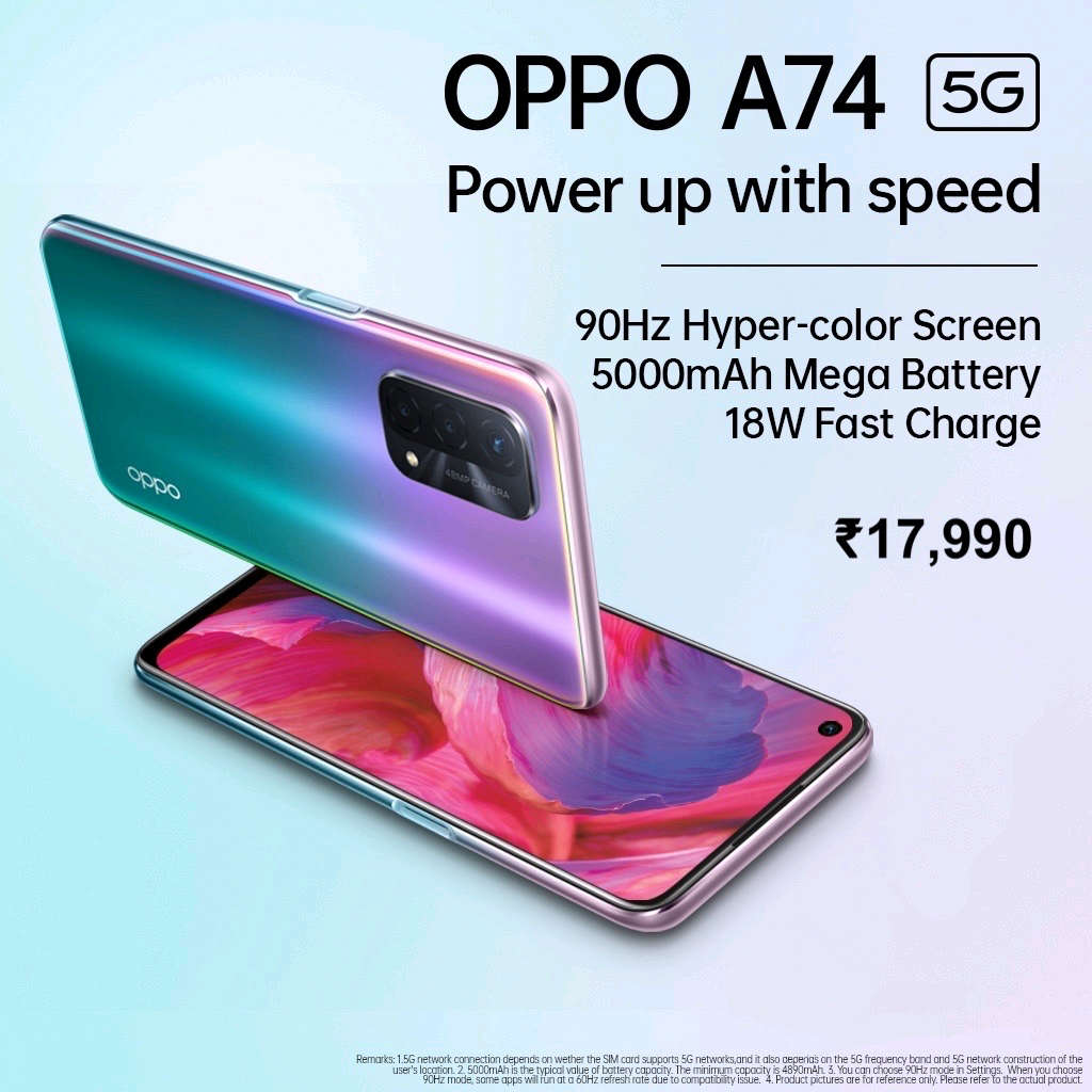 OPPO A74 5G OVERVIEW