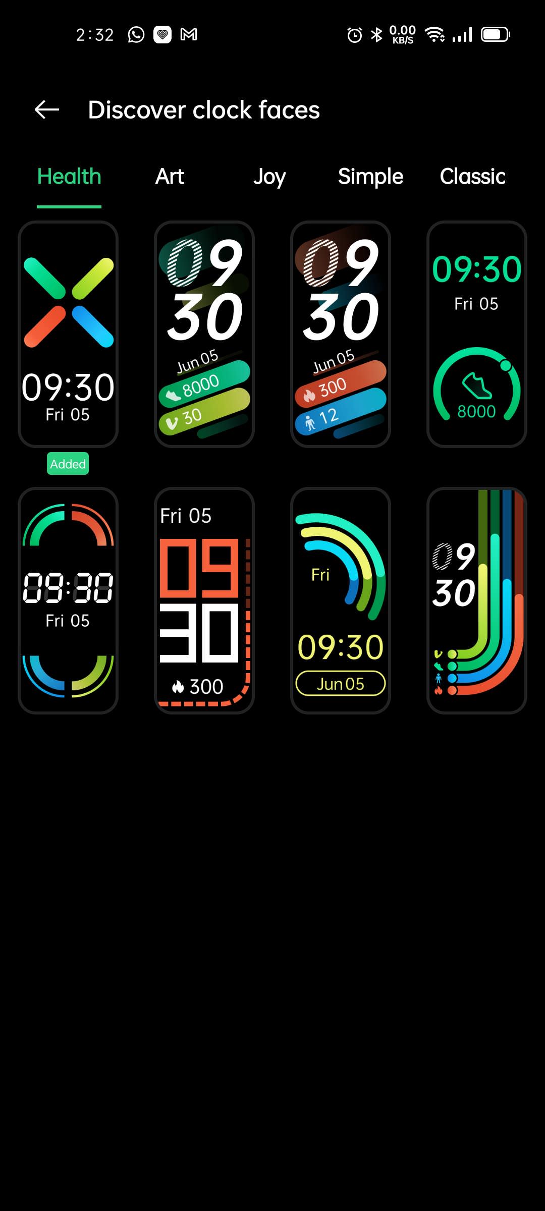 Oppo watch faces discount app