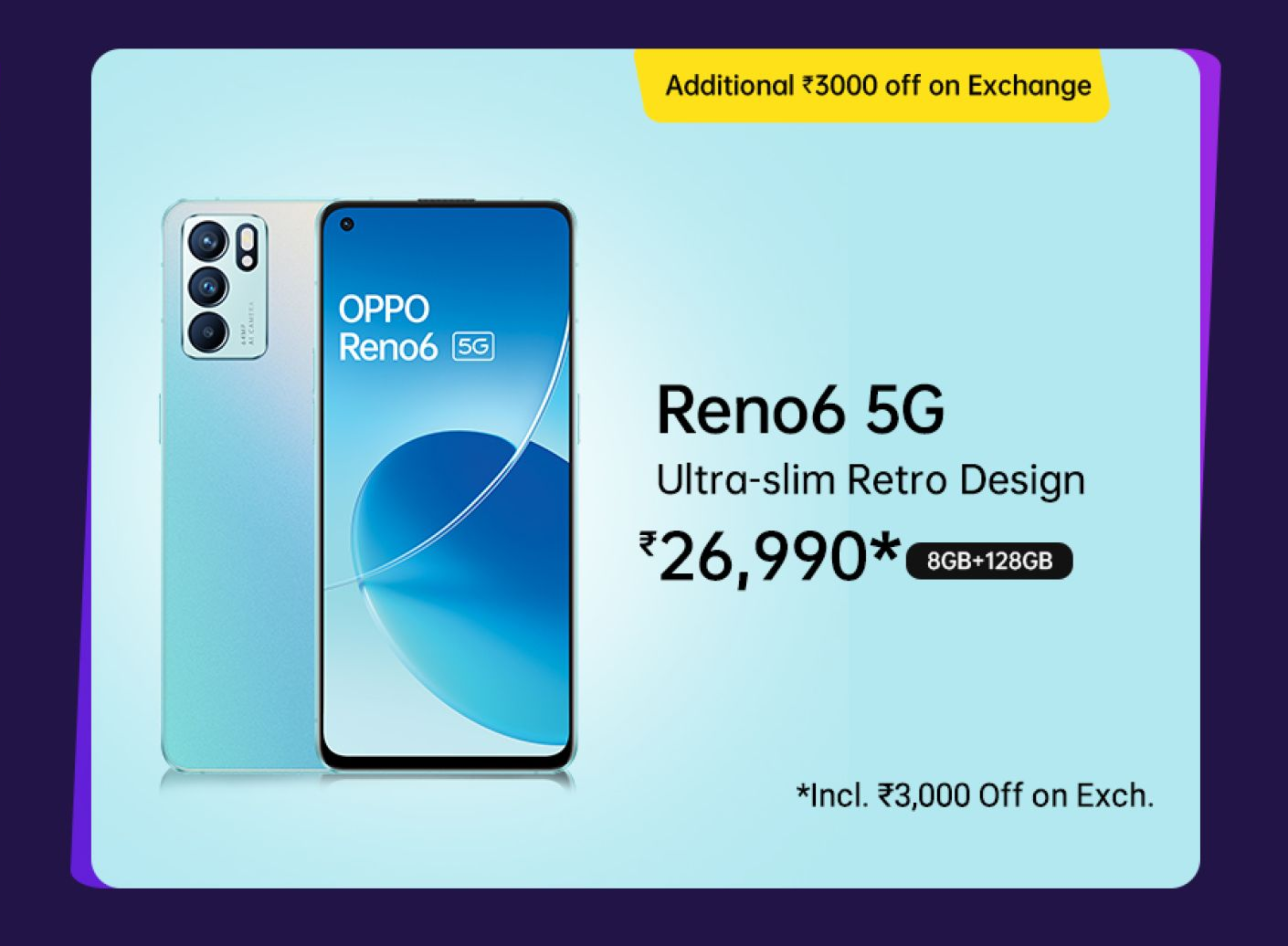 oppo reno 6 exchange offer