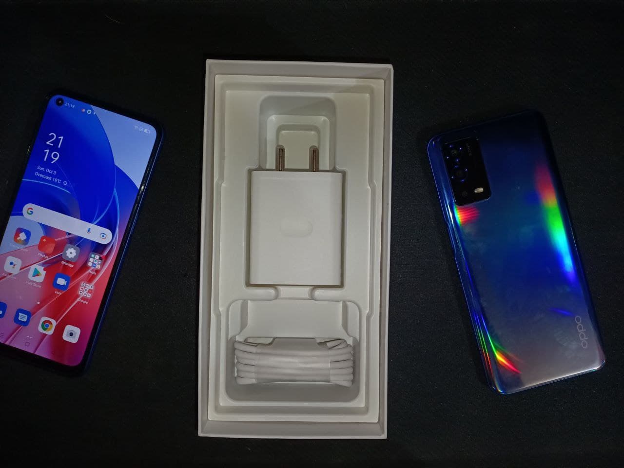 oppo a55 unboxing