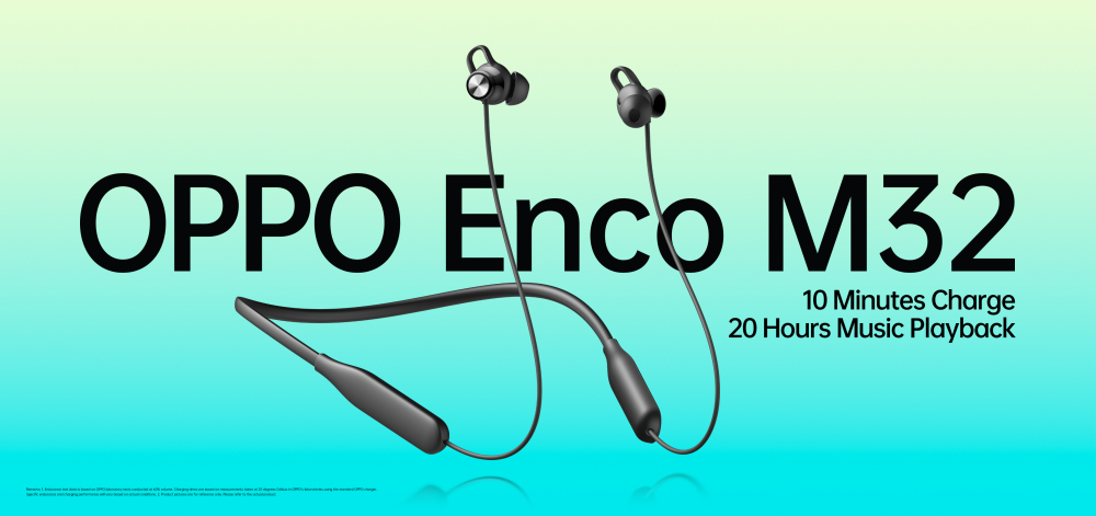 oppo enco m32 10 minutes charge