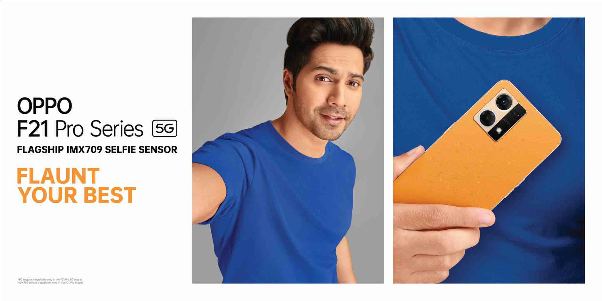 oppo f21 pro varun dhawan