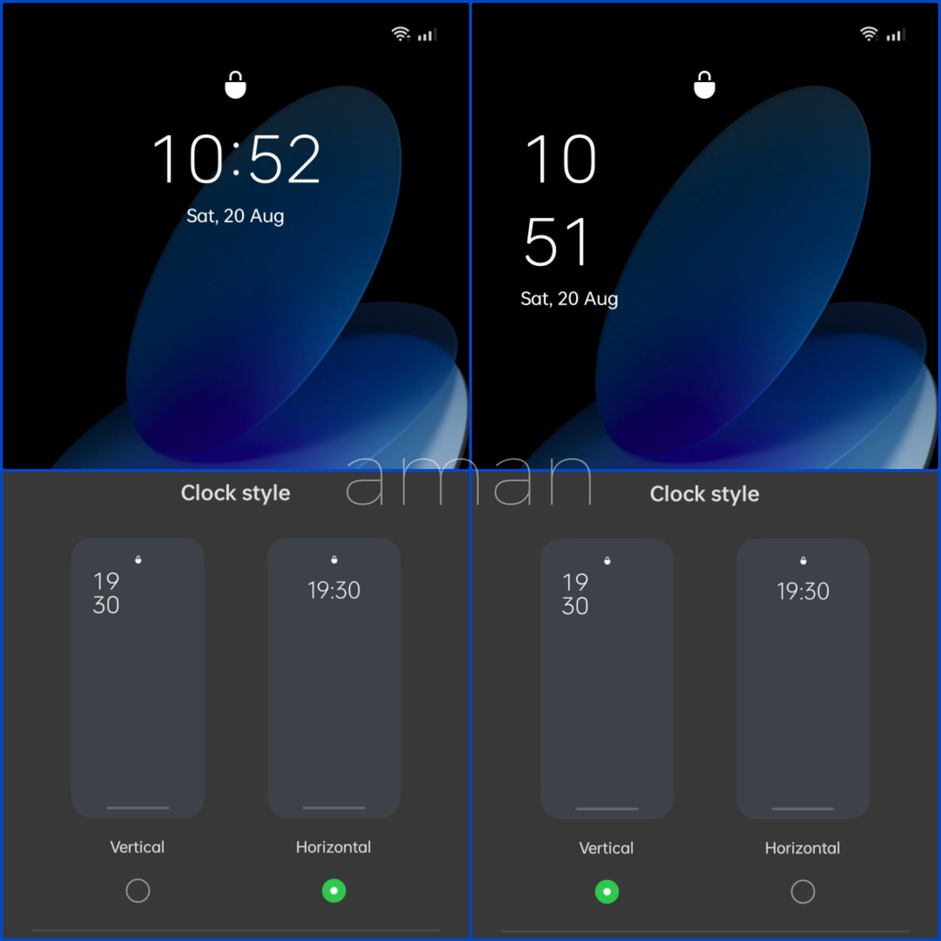 How To Change Your Lock Screen Clock Color