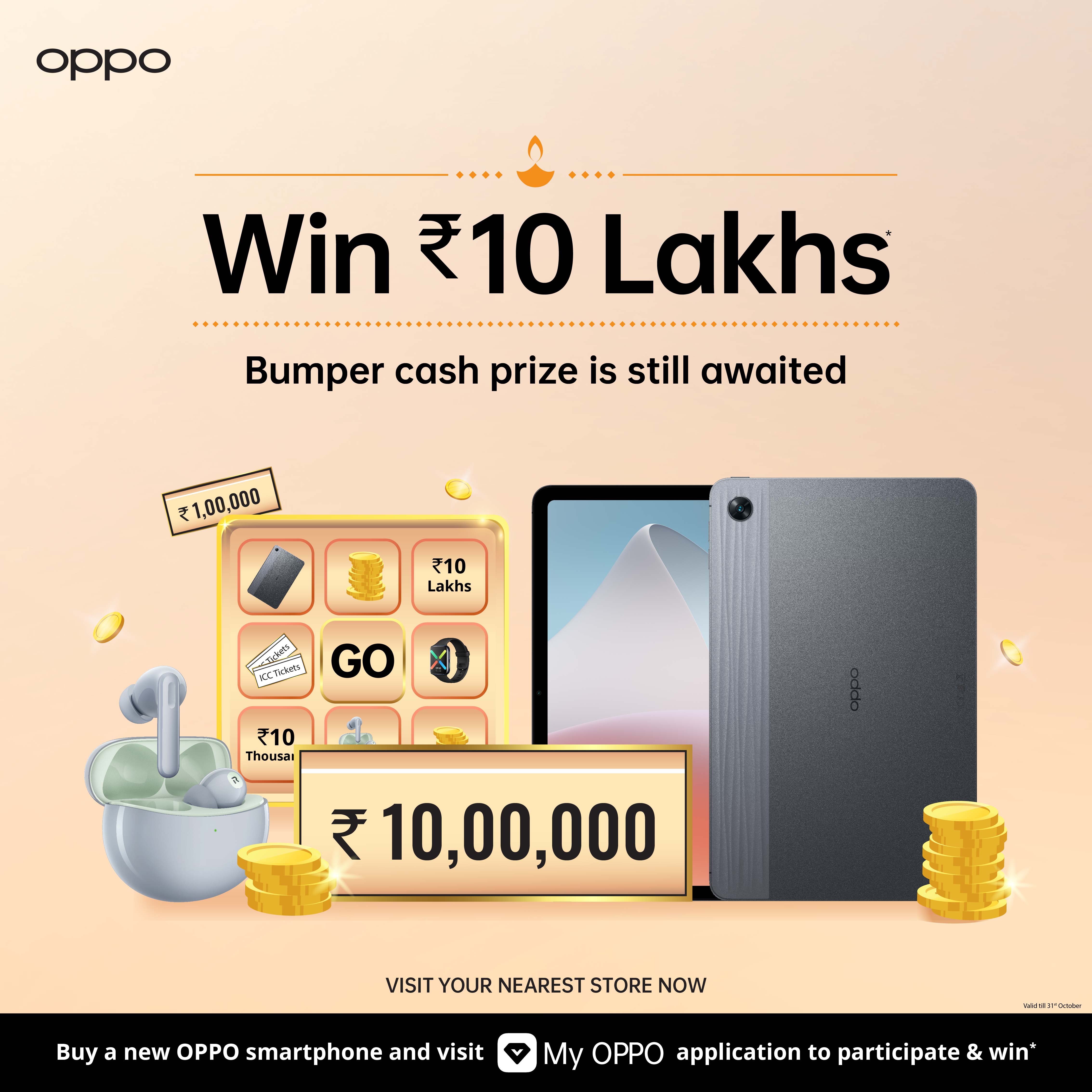 oppo diwali win 10 lakh