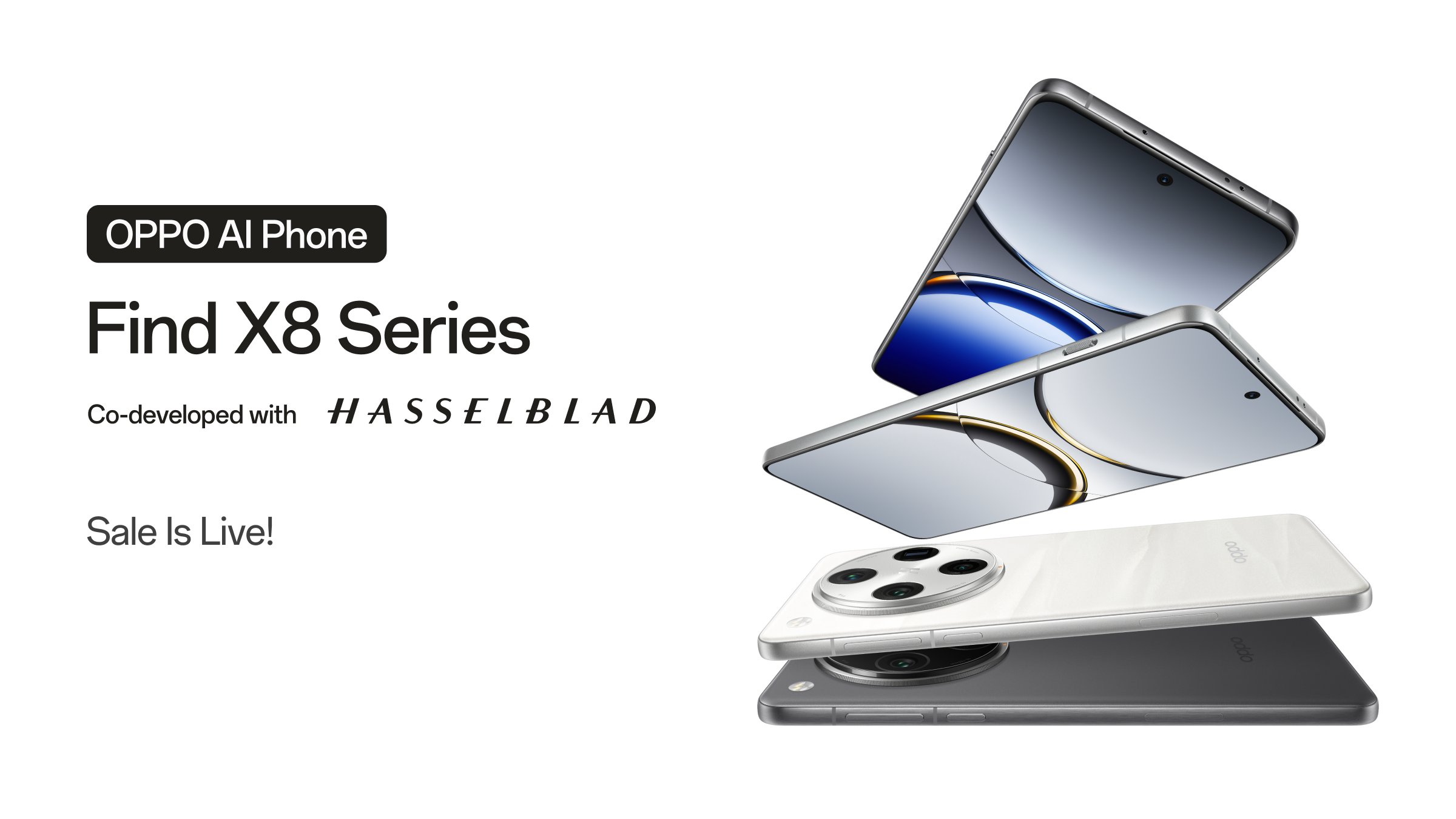 Find X8 Series is Now Available at Your Nearest Stores!